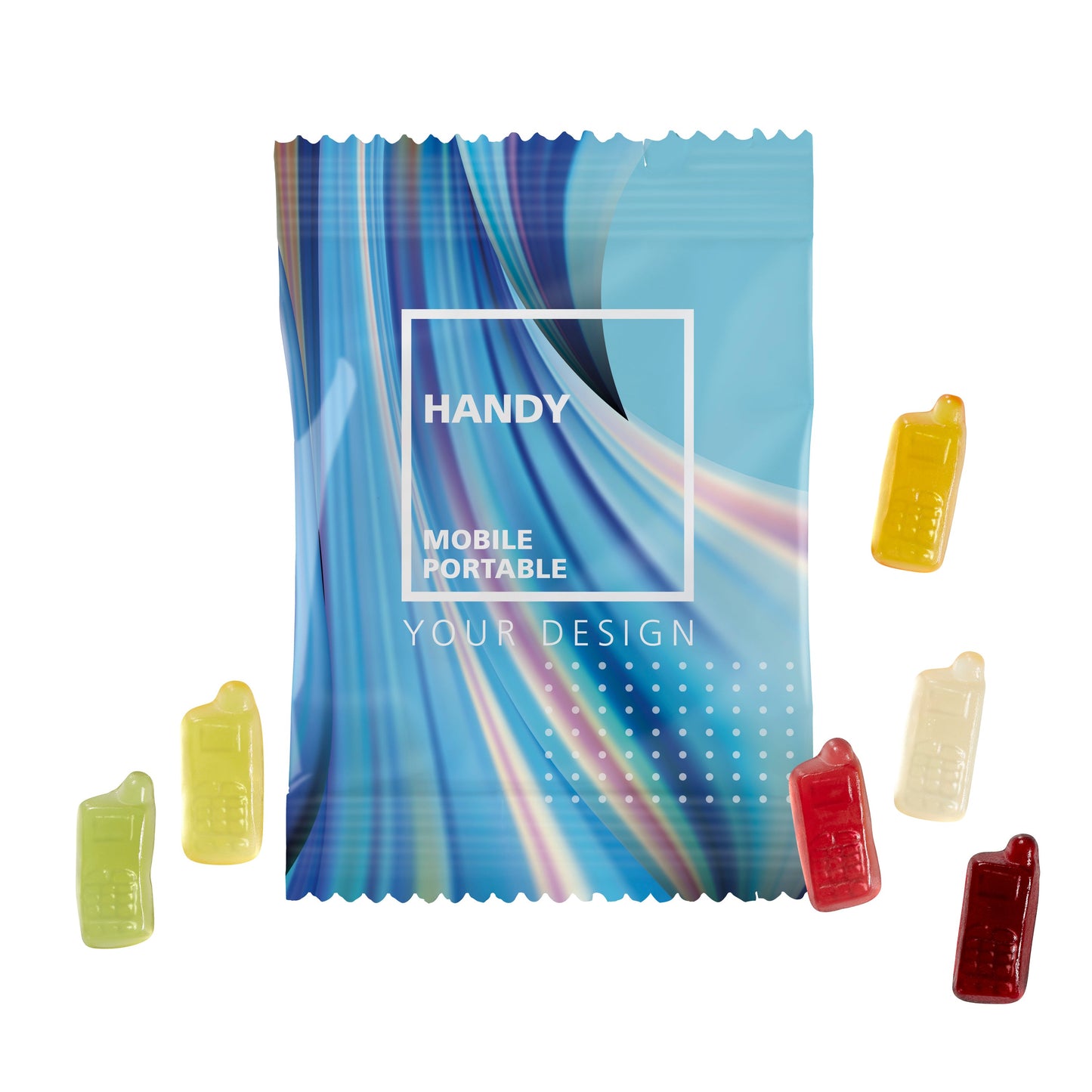 Fruchtgummi 10g Tüten - Handy