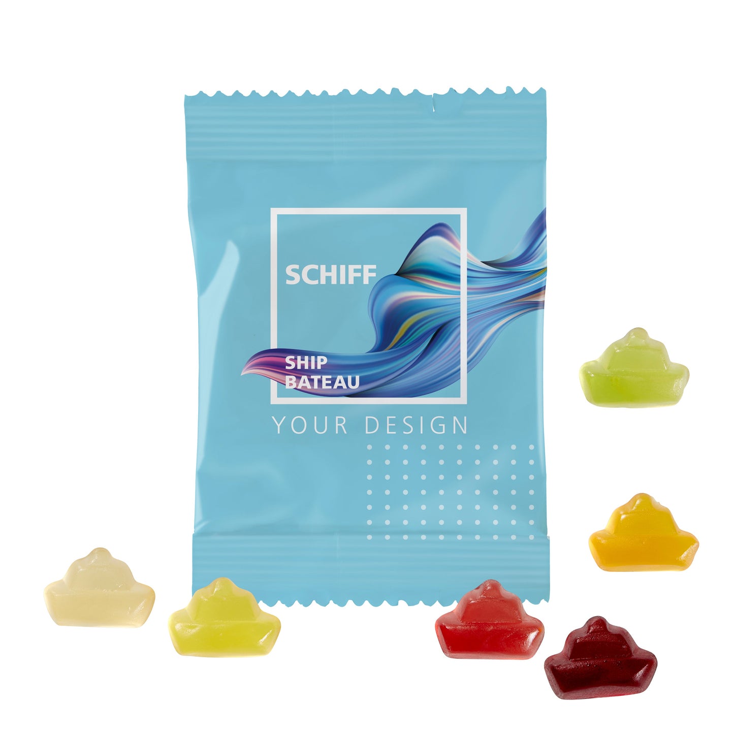 Fruchtgummi 10g Tüten - Schiff