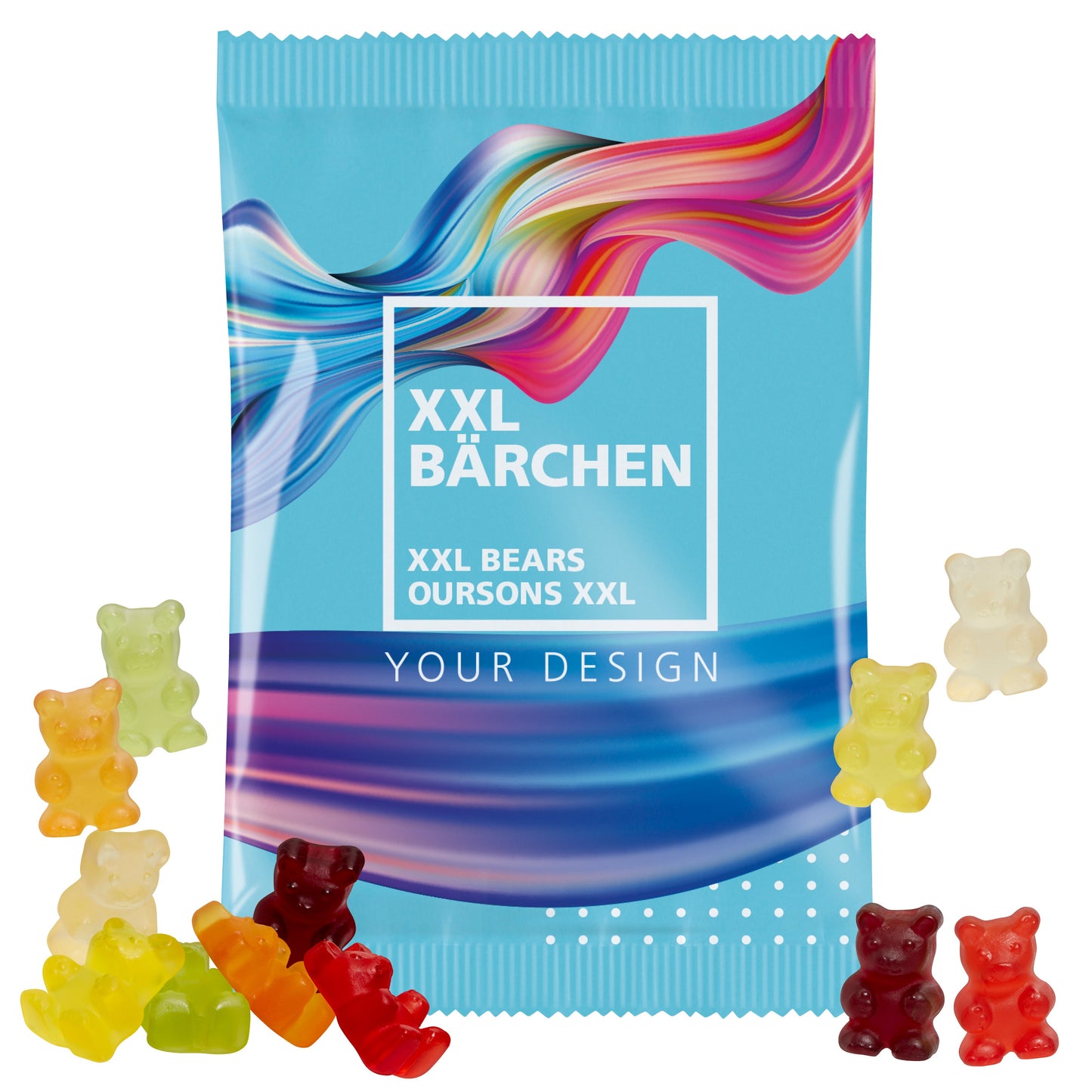 Fruchtgummi 100g Tüten - XXL-Bärchen