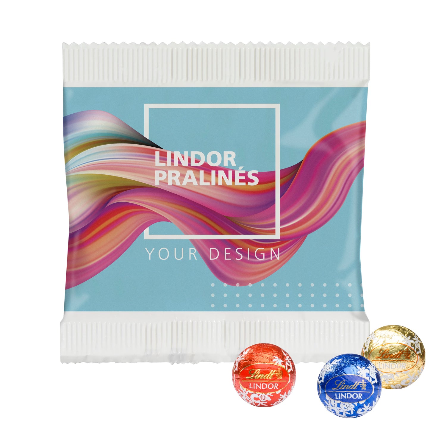 3er Lindor Pralinés im Papiertütchen