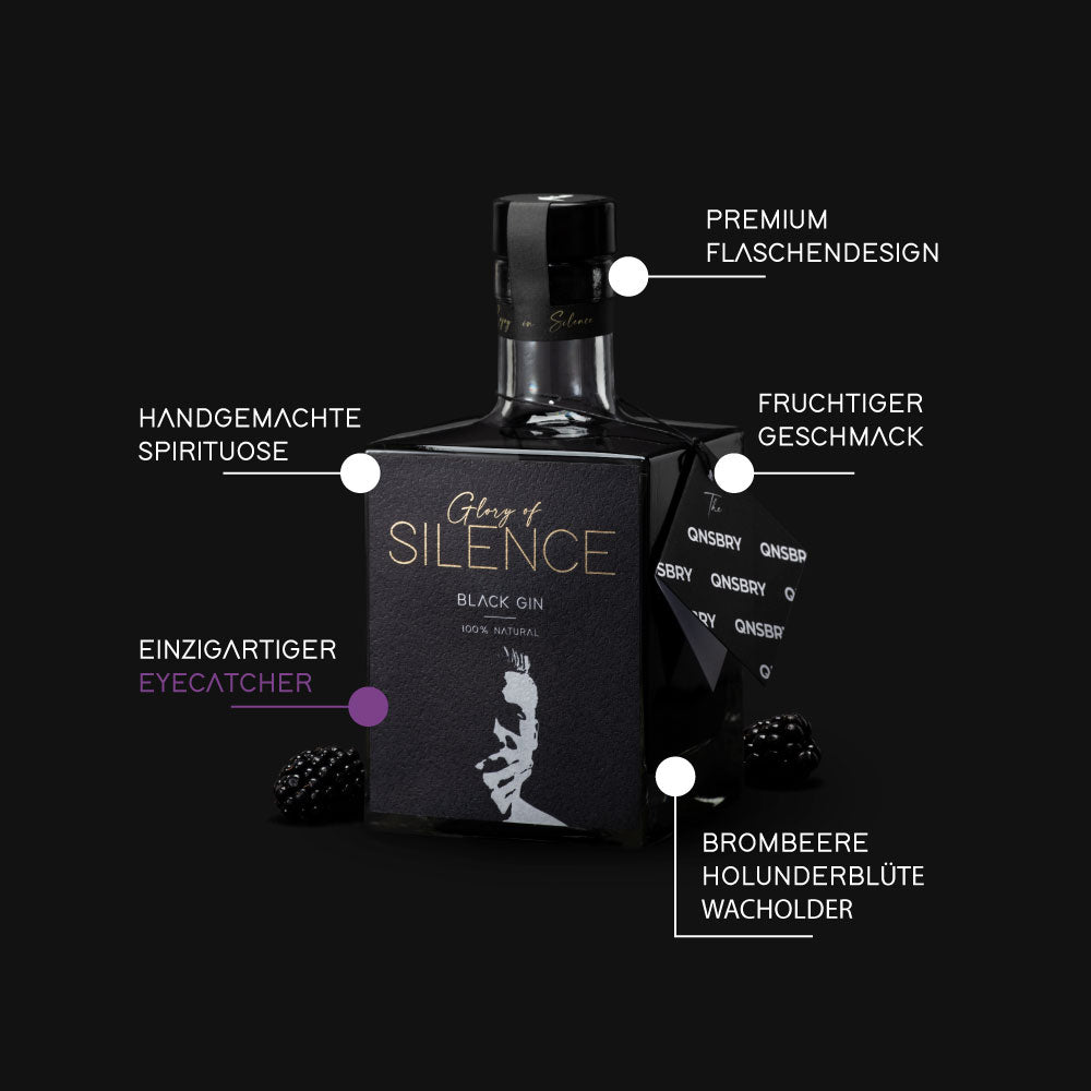 Glory of Silence Black Gin 500ml