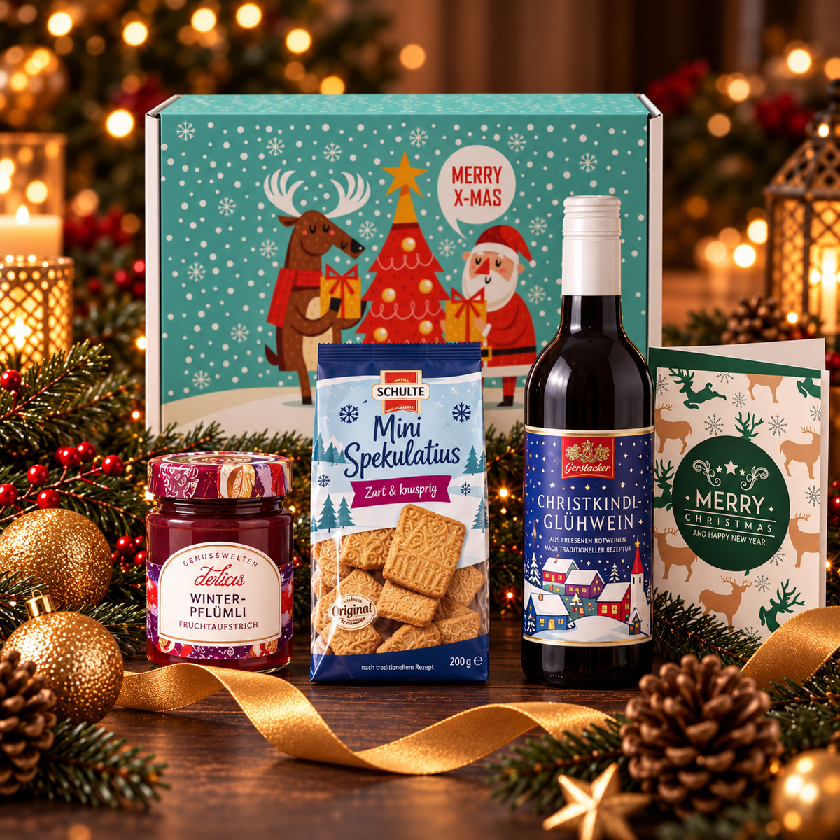Weihnachtsbox "Kaminfeuerchen"