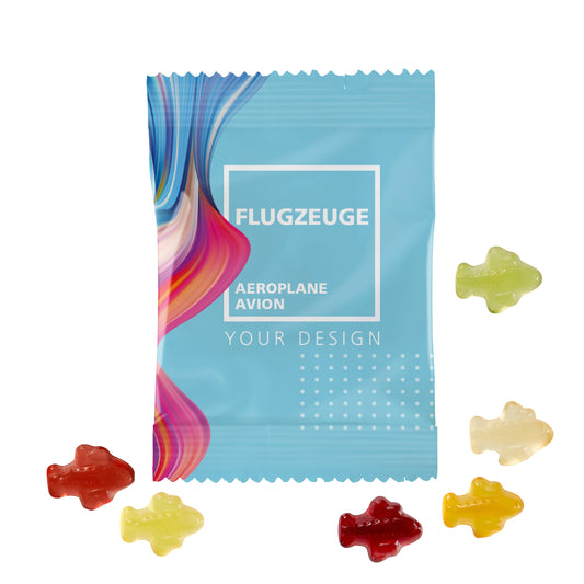 Fruchtgummi 10g Tüten - Flugzeuge