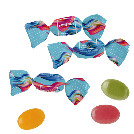 Bonbons im Werbewickel