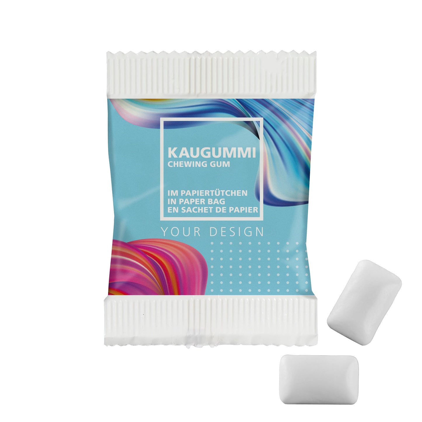 2er Kaugummi im Papiertütchen FSC