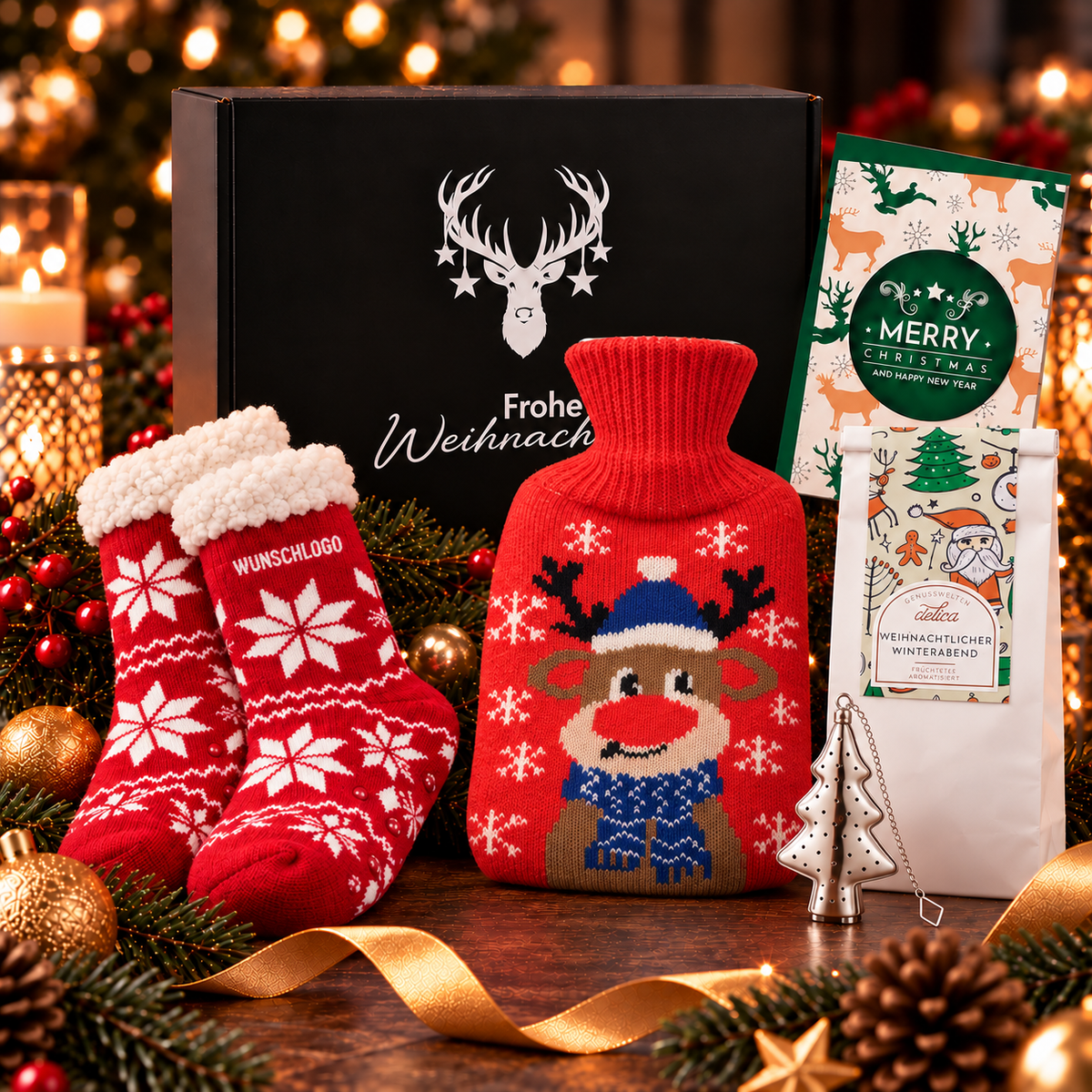 Weihnachtsgeschenkbox Herzenswärme – MAREGO BOX KONZEPTE