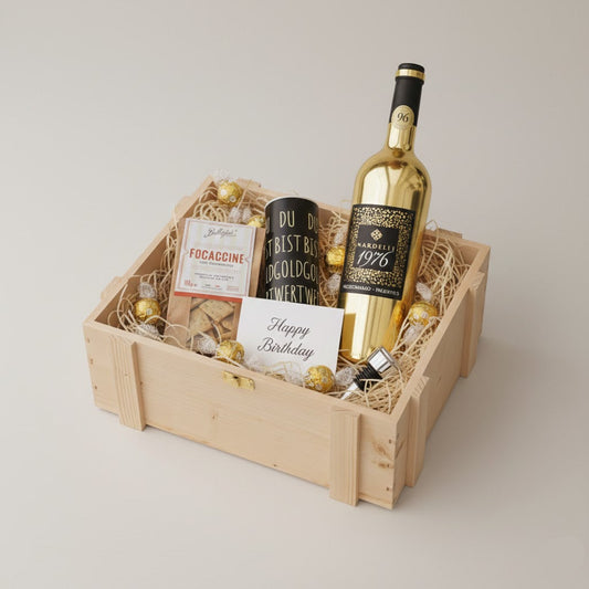 Geburtstagskiste "Gold wert"