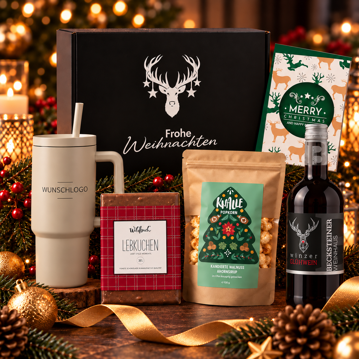 Weihnachtsgeschenkbox Weihnachtsfreude – MAREGO BOX KONZEPTE